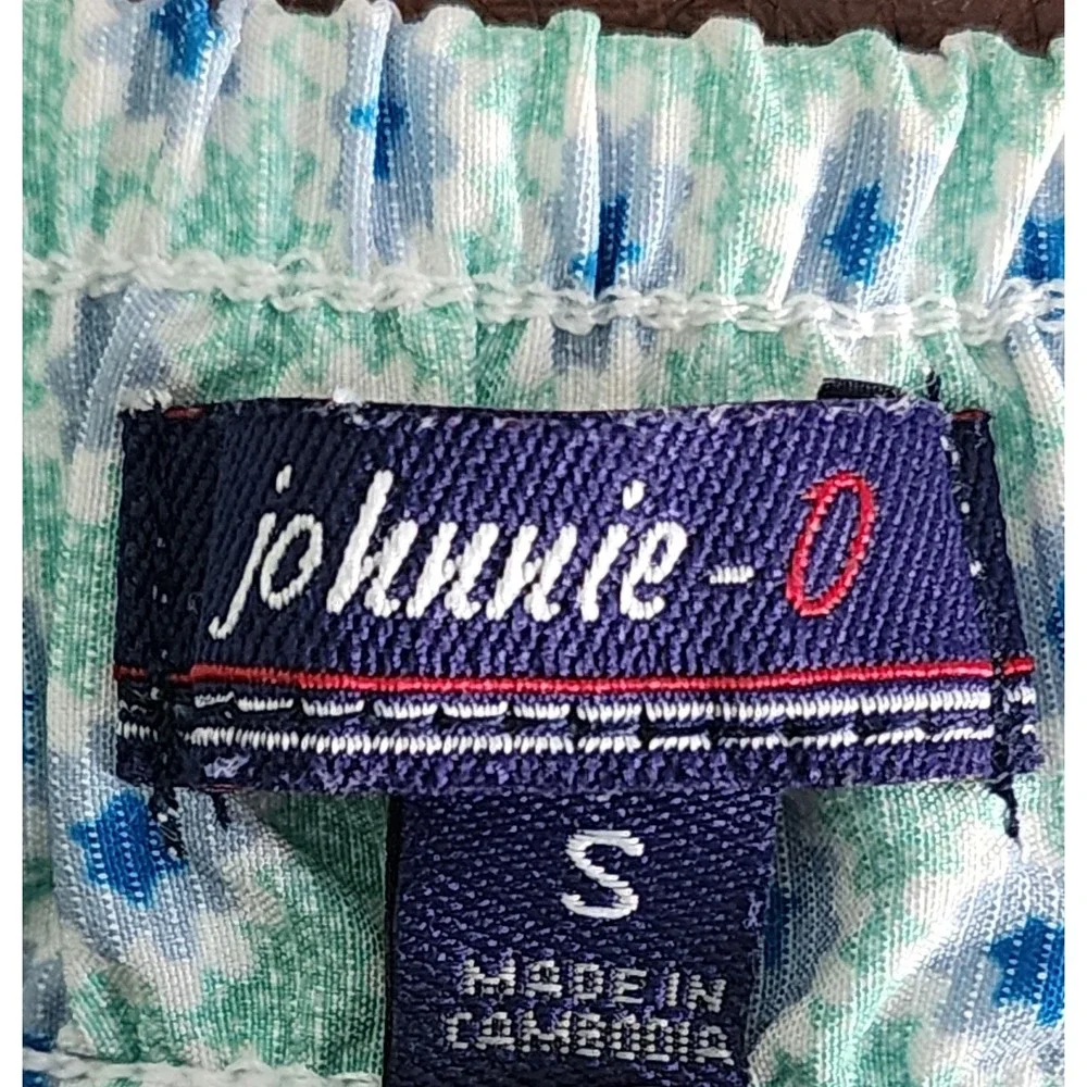 Johnnie - O Men's Green Purple Swin Trunks Size Small